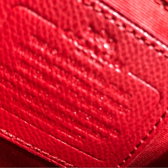 NWT COACH PURSE. Brown with red accents. Gold hardware. Medium size. - Picture 8 of 12